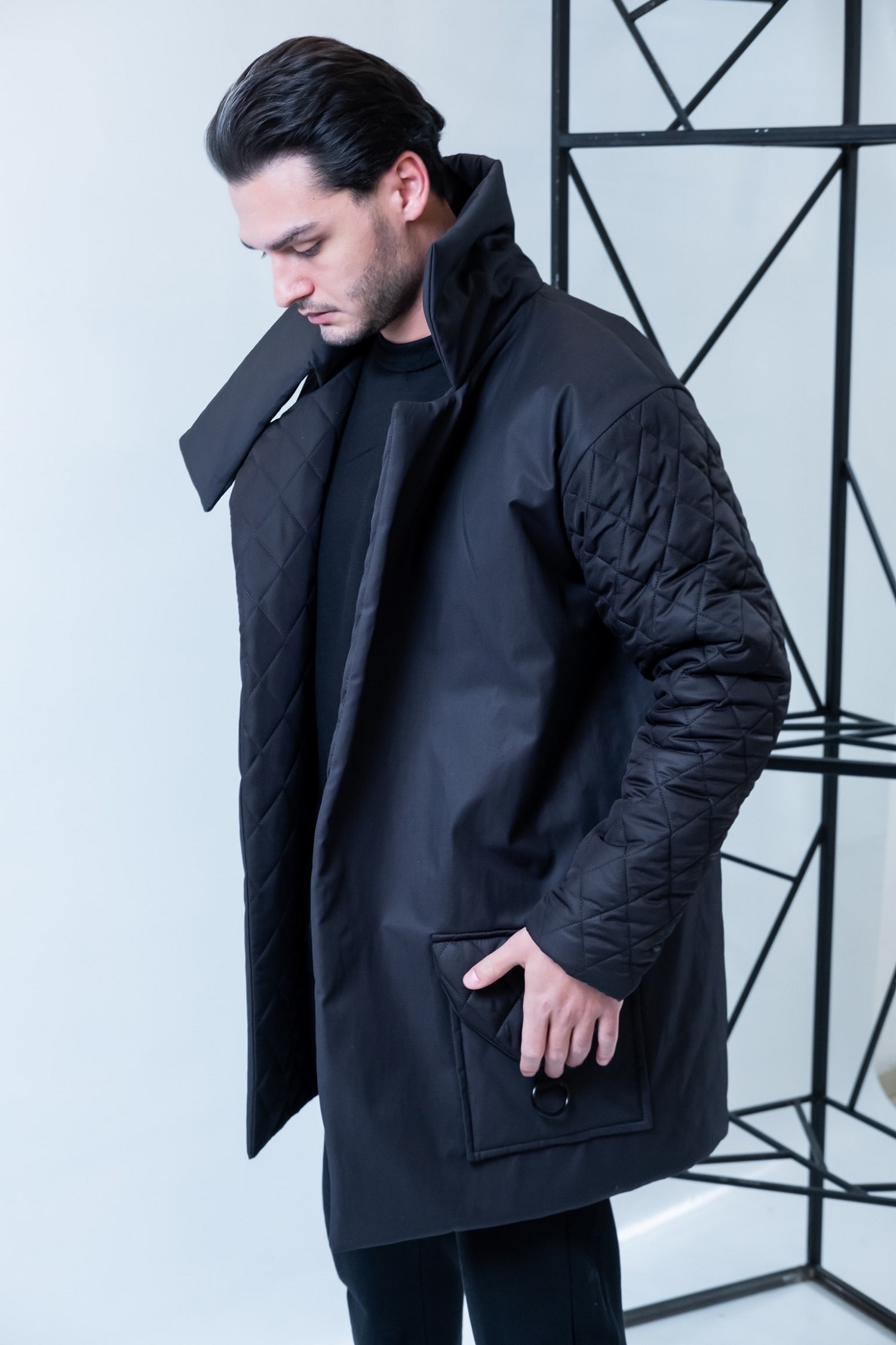 მამაკაცის დუტის ქურთუკი