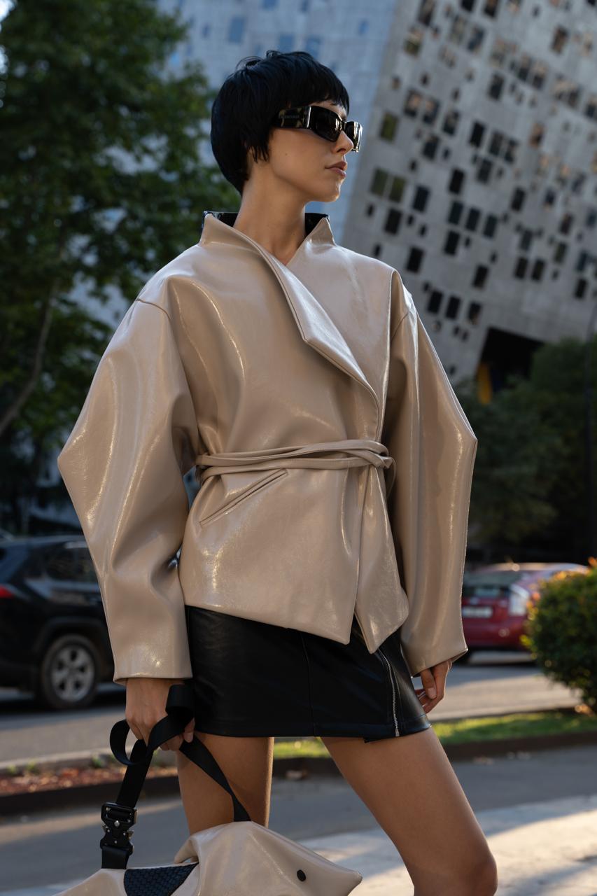 ეკოტყავის ქურთუკი